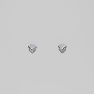 Rositaa Silver Sea Shell Earring