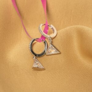 Geometric Beautiful Cubic Earring