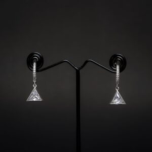 Geometric Beautiful Cubic Earring