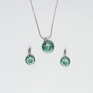 Colorful Round Pendant Set
