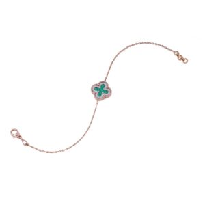 18k gold lab grown diamond dazzling bracelet