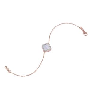 18k gold lab grown diamond trending bracelet