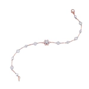 18K Gold Lab Grown Diamond Delicate Bracelet