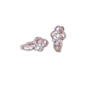 18K Gold Lab Grown Multi Shape Diamond Earrings