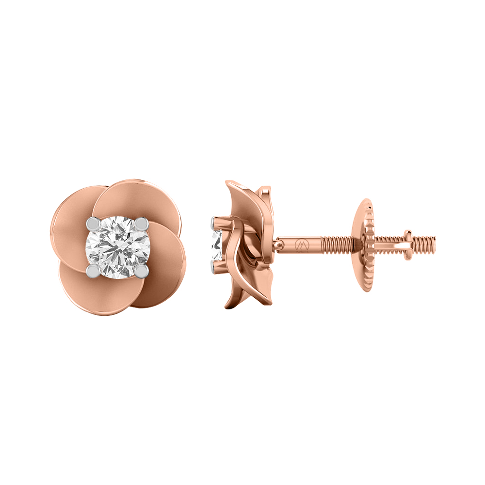 14K Gold Beautiful Diamond Earring JER18