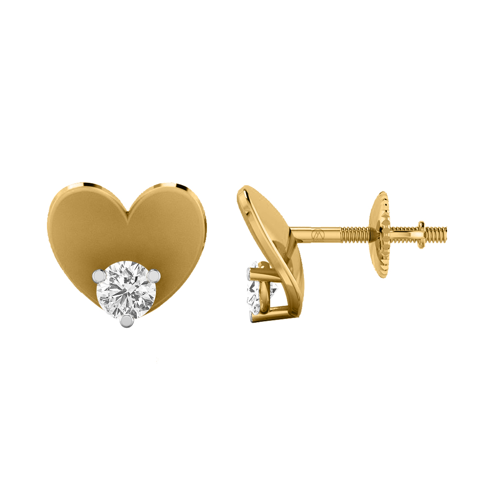 14K Gold Stunning Diamond Earring JER17