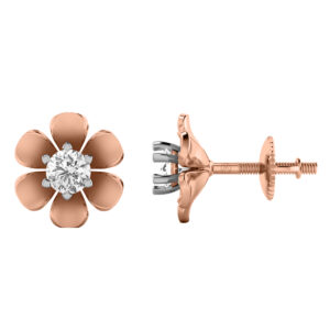 14K Gold Delite Diamond Earring JER15