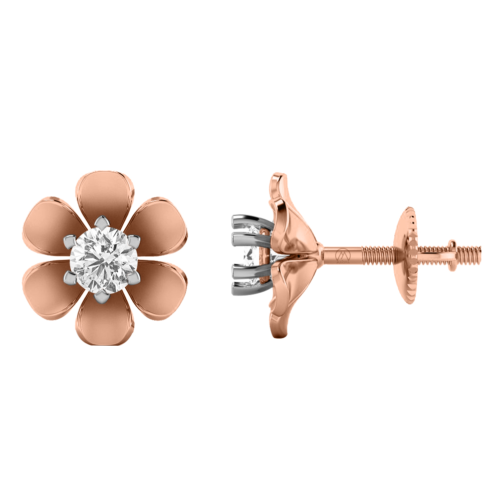 14K Gold Delite Diamond Earring JER15