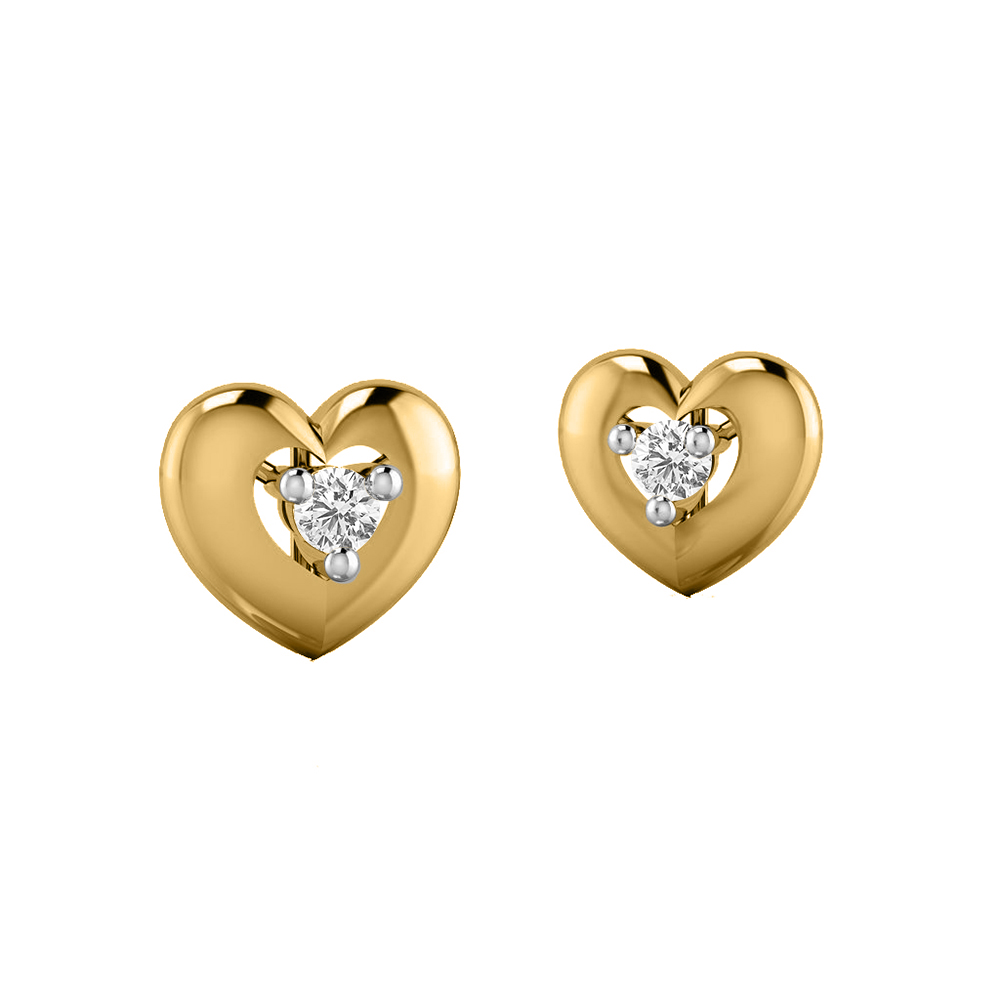 14K Gold Fancy Diamond Earring JER8