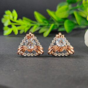 14k gold dazzling diamond earring jer7