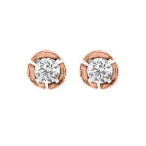 14K Gold Designer Diamond Earring JER3