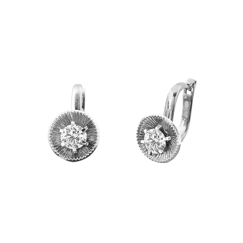 14K Gold Graceful Diamond Earring JER2