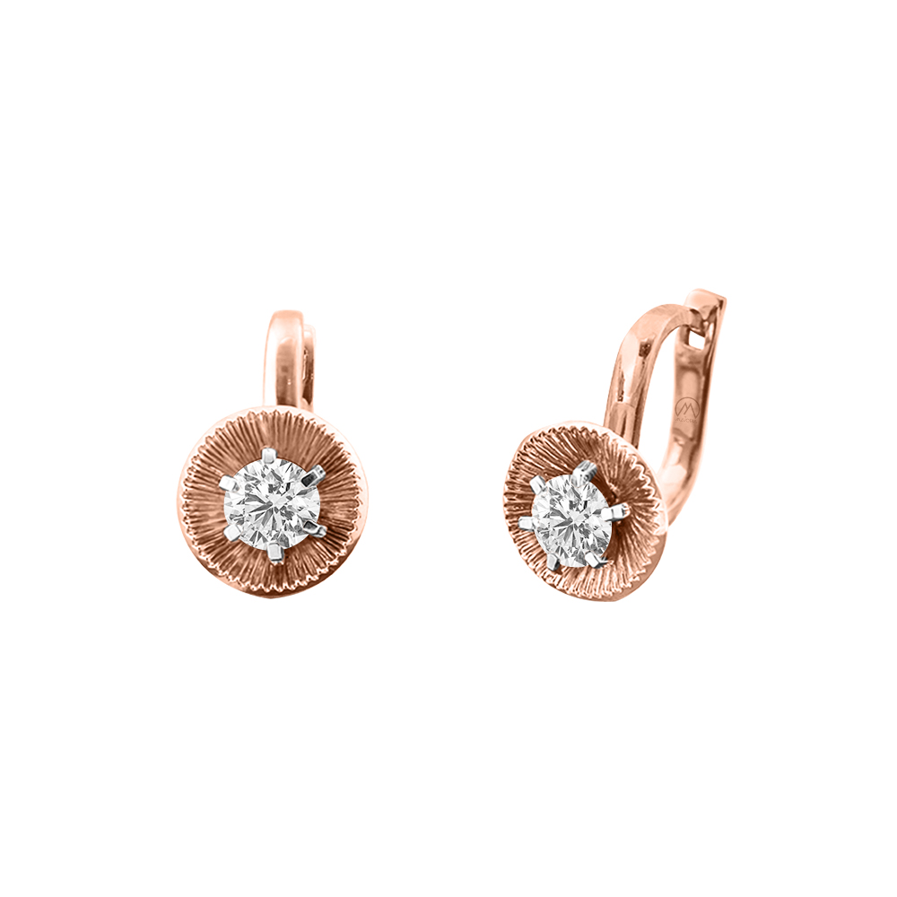 14K Gold Graceful Diamond Earring JER2