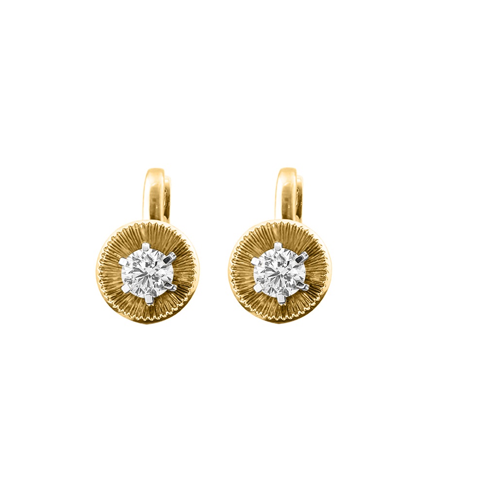 14K Gold Graceful Diamond Earring JER2
