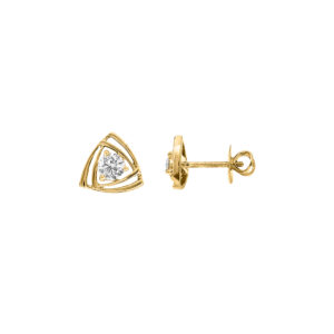 14K Gold Fancy Diamond Earring JER1