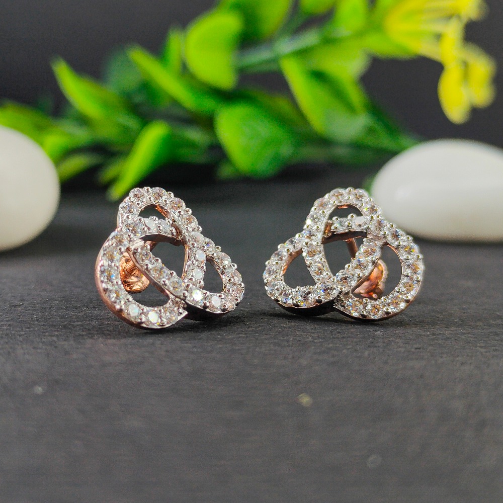 14k gold gorgeous design diamond earring jer30