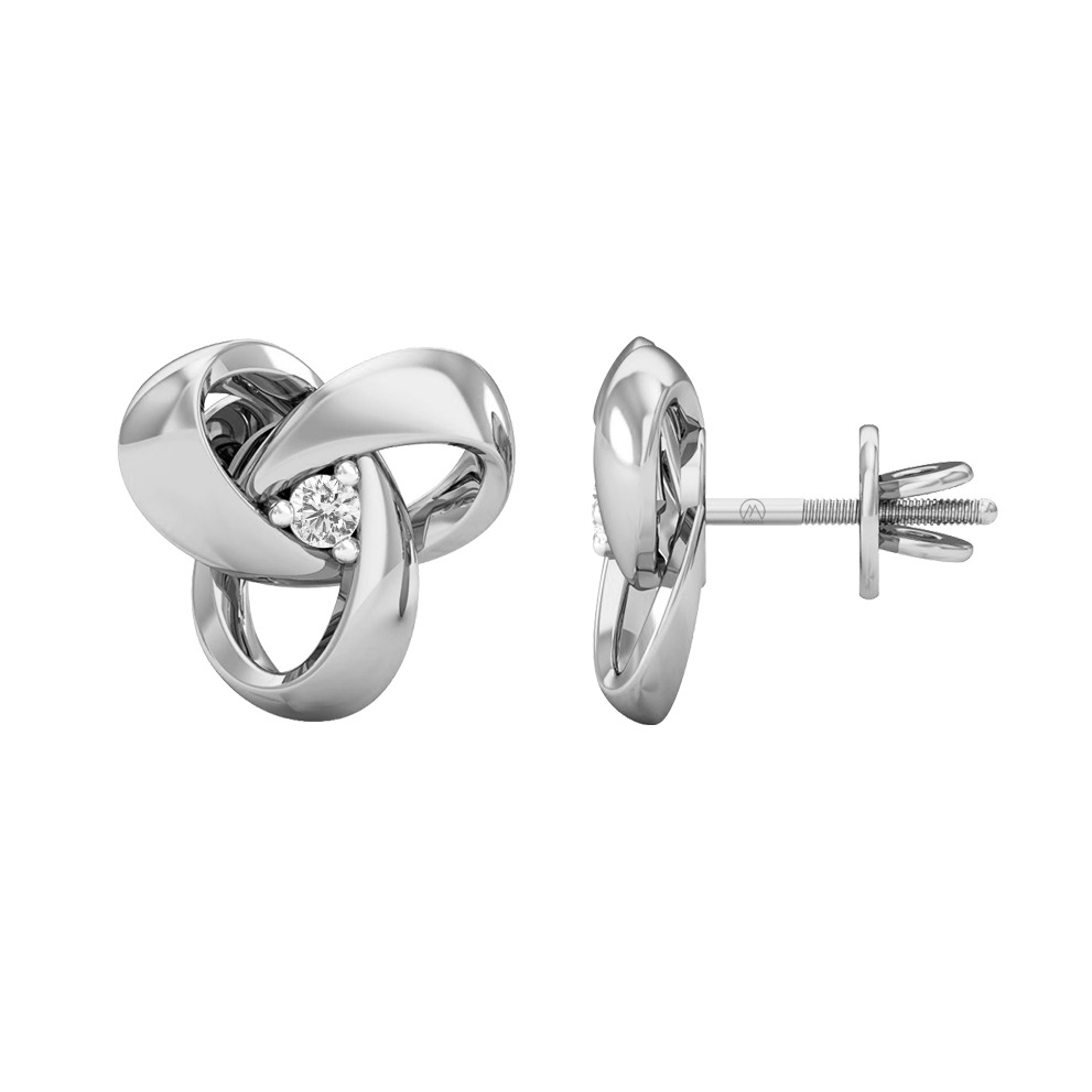 14k gold simple diamond earring jer27