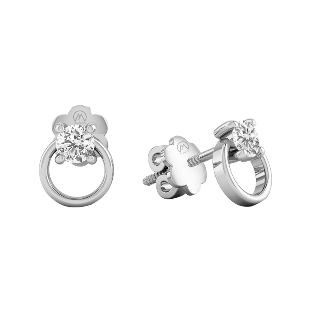 14k gold designer diamond earring jer25