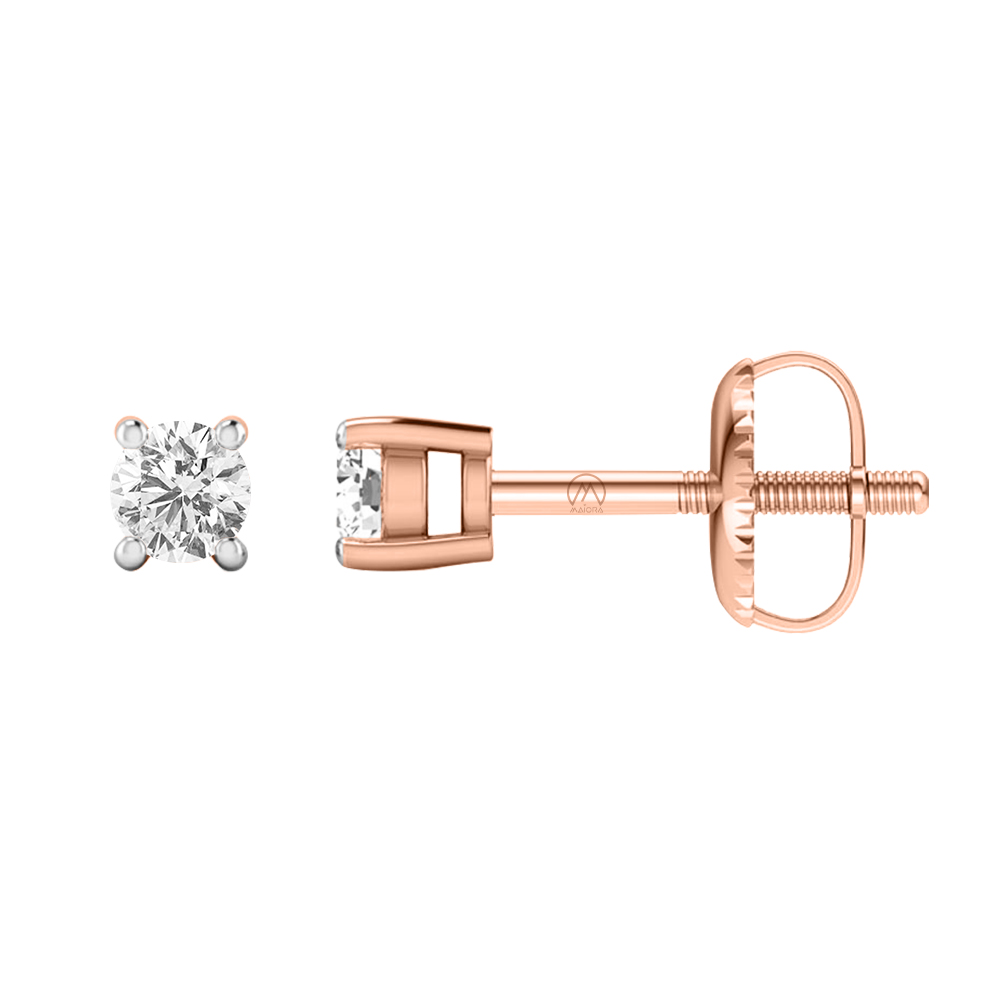 14K Gold Stylish Diamond Earring JER21