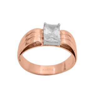 Gold With Diamond Gents Ring