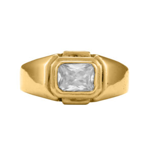 Gold Shiny Gents Ring