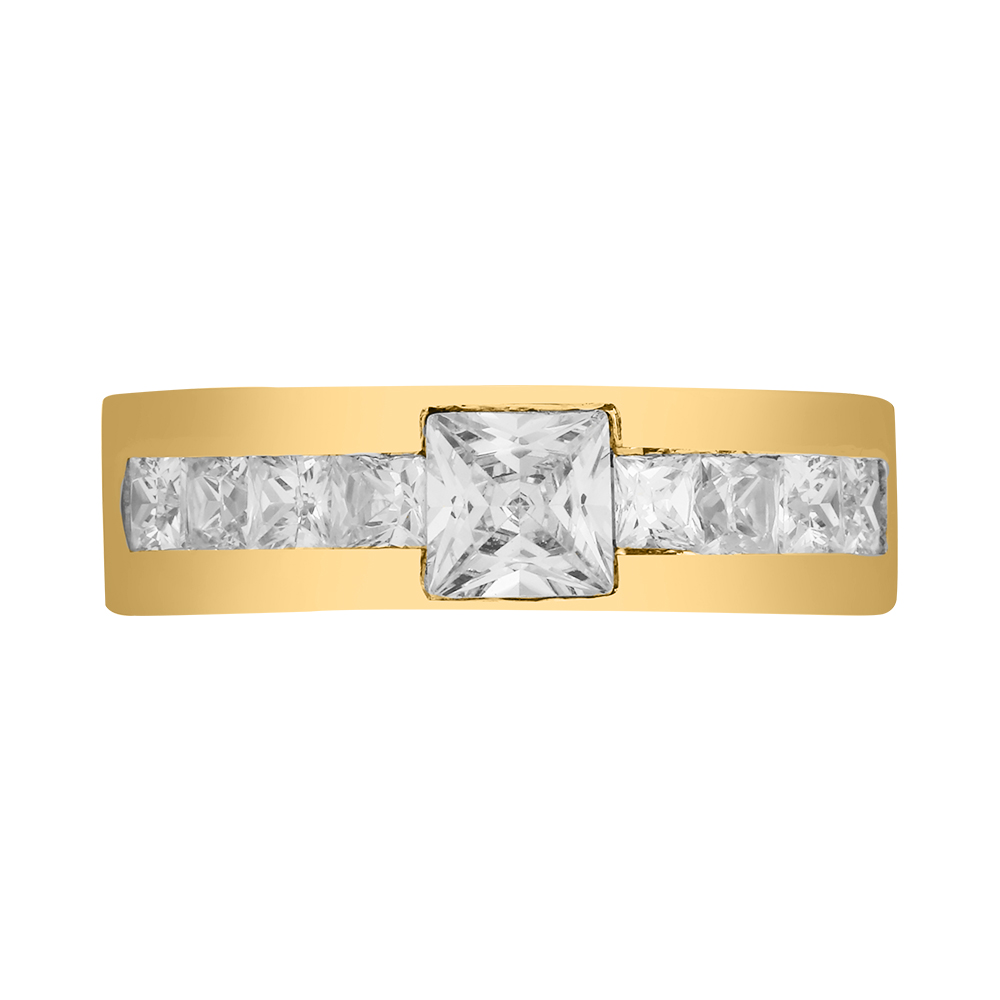 Gold Heart Ring For Men