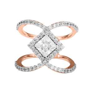 14K Gold Fancy Diamond Ring JLR49