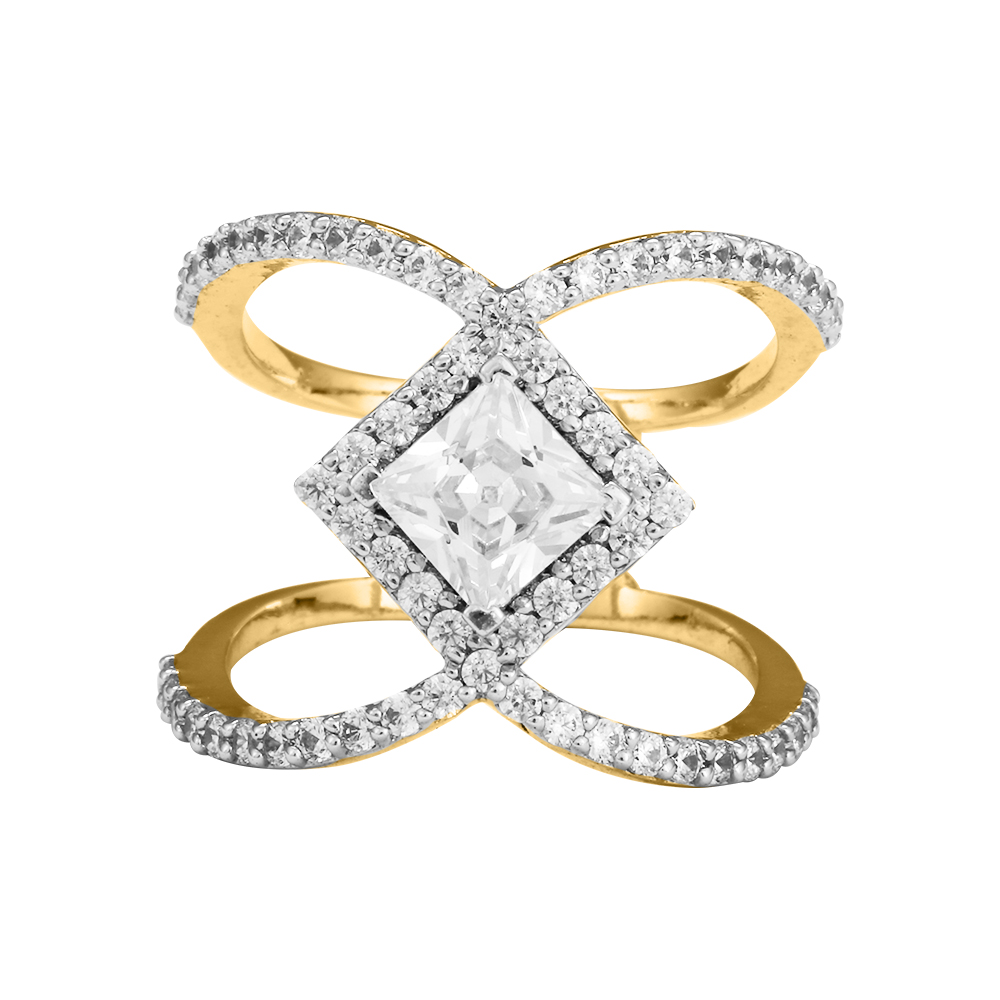 14K Gold Fancy Diamond Ring JLR49