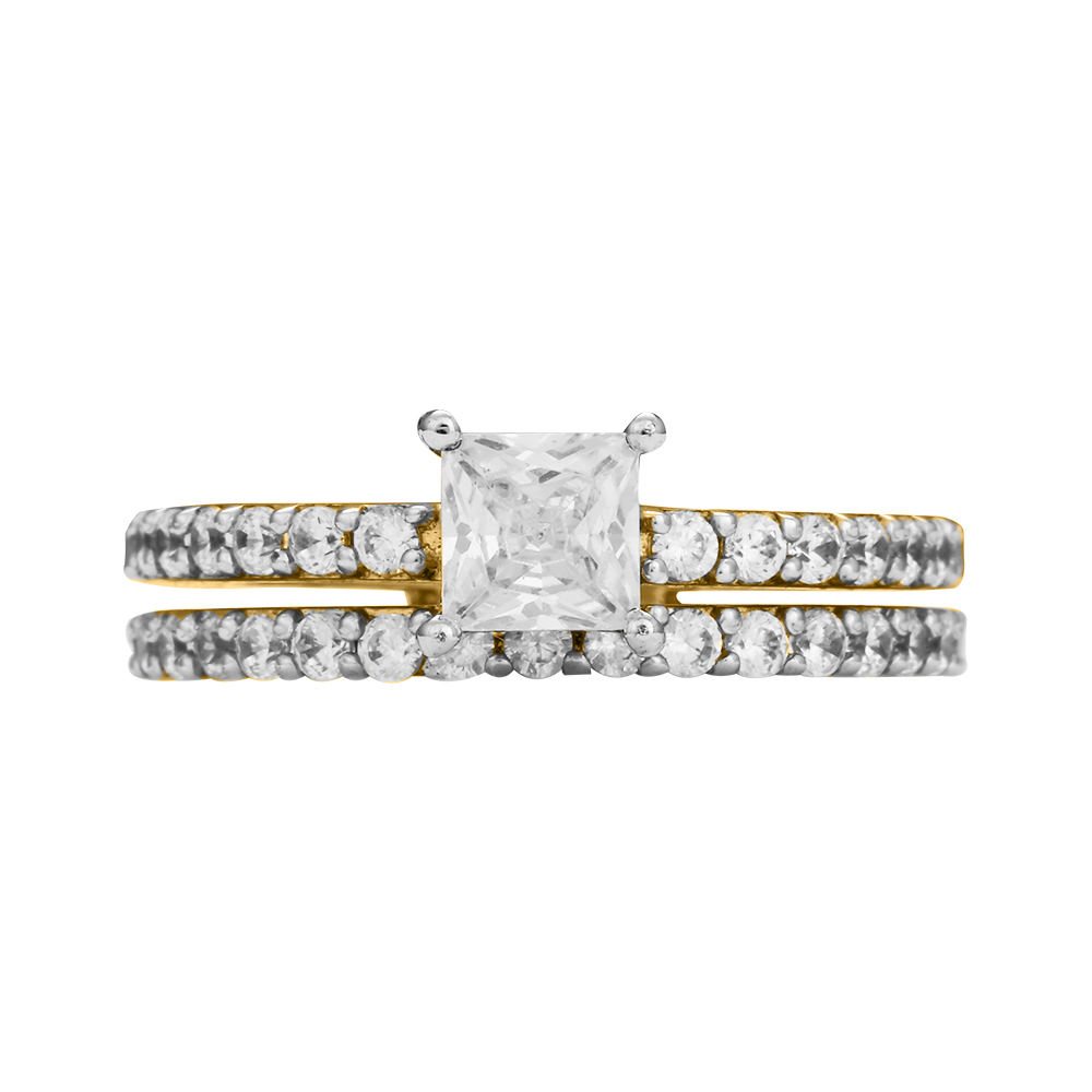 14K Gold Modern Diamond Ring JLR48