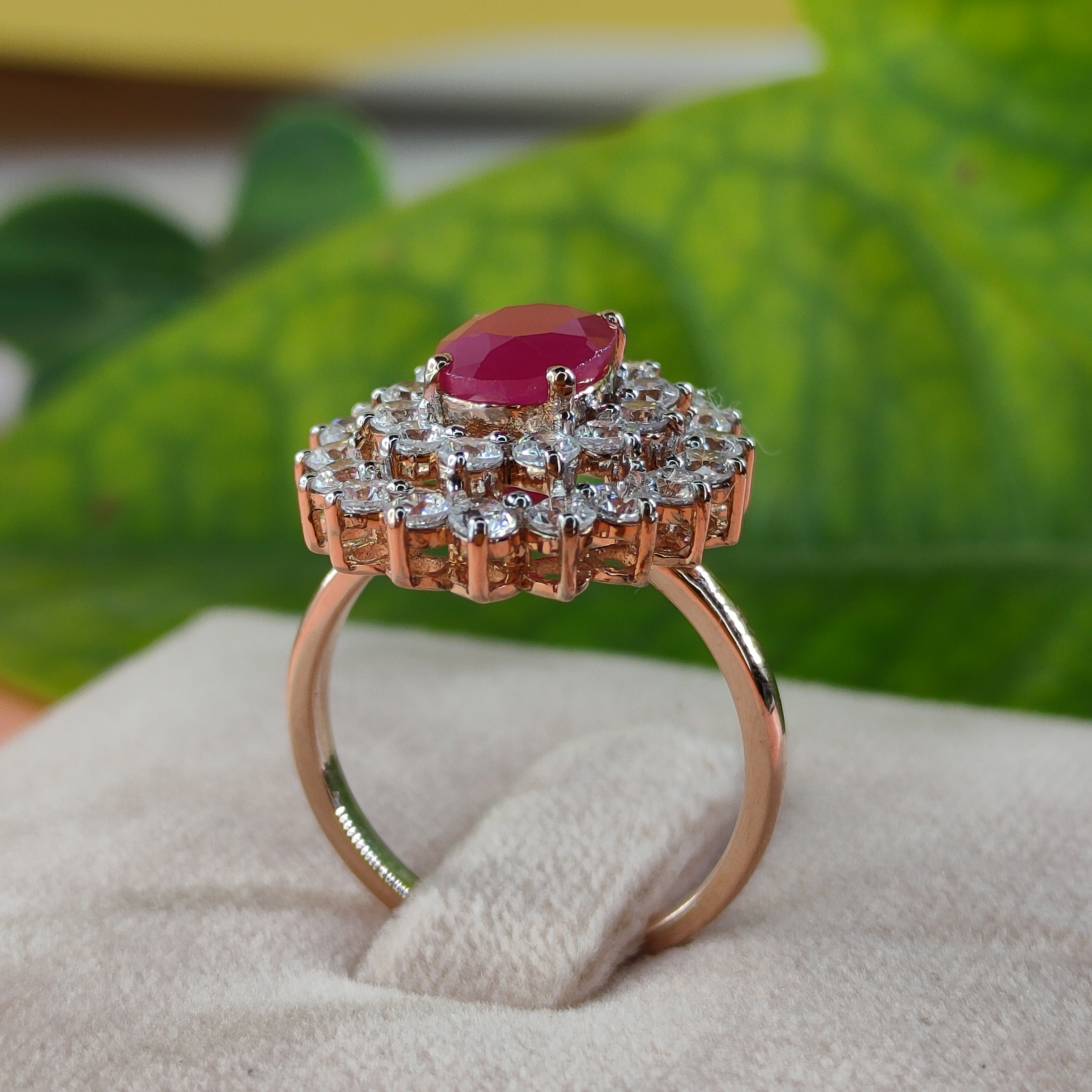 14K Gold Antique Diamond Ring JLR38