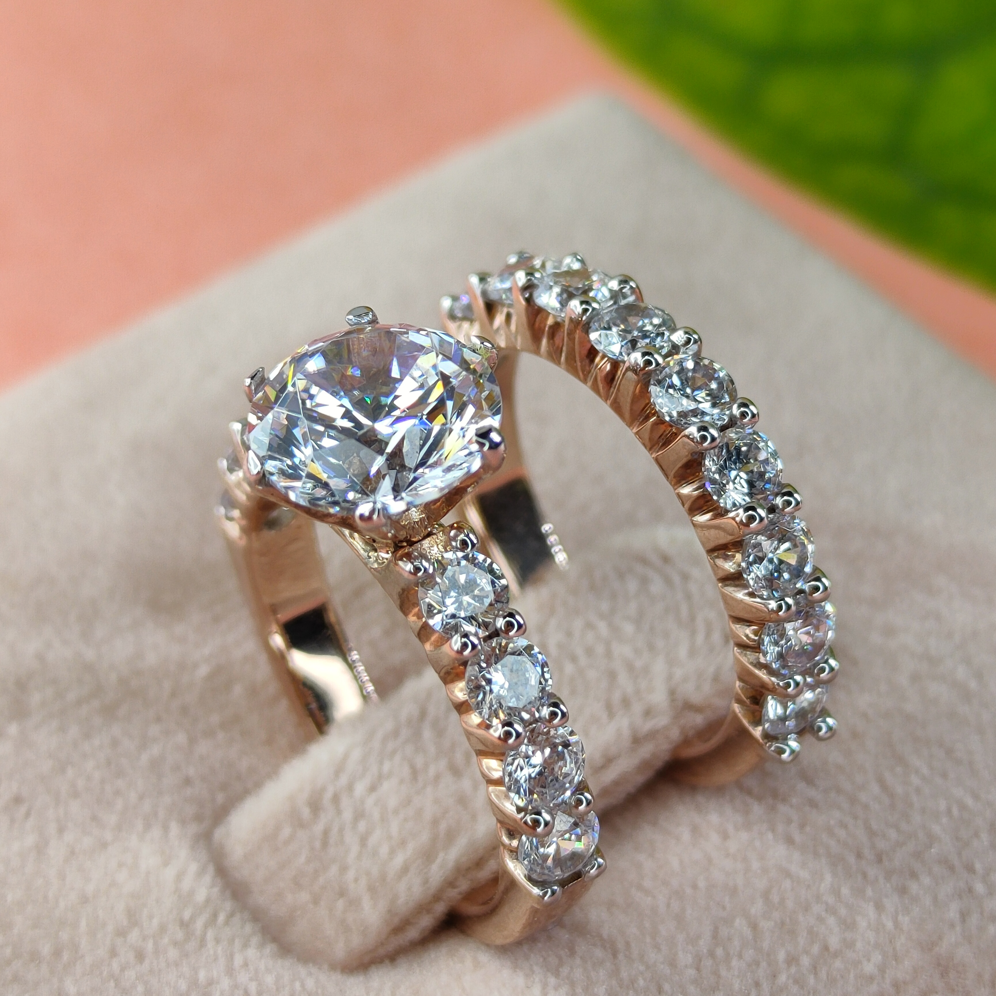 14K Gold Glam Diamond Ring JLR36