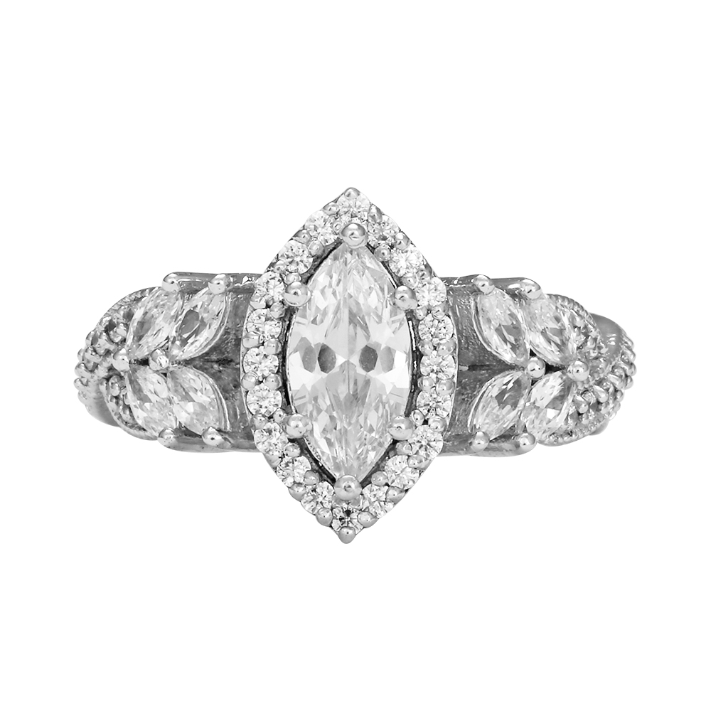 14K Gold Flair Diamond Ring JLR32