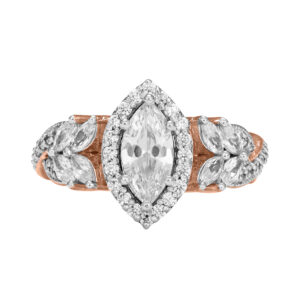 14K Gold Flair Diamond Ring JLR32