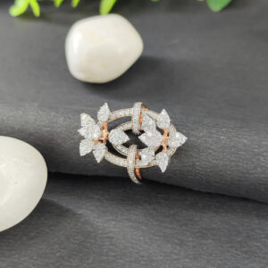 14K Gold Designer Diamond Ring JLR28