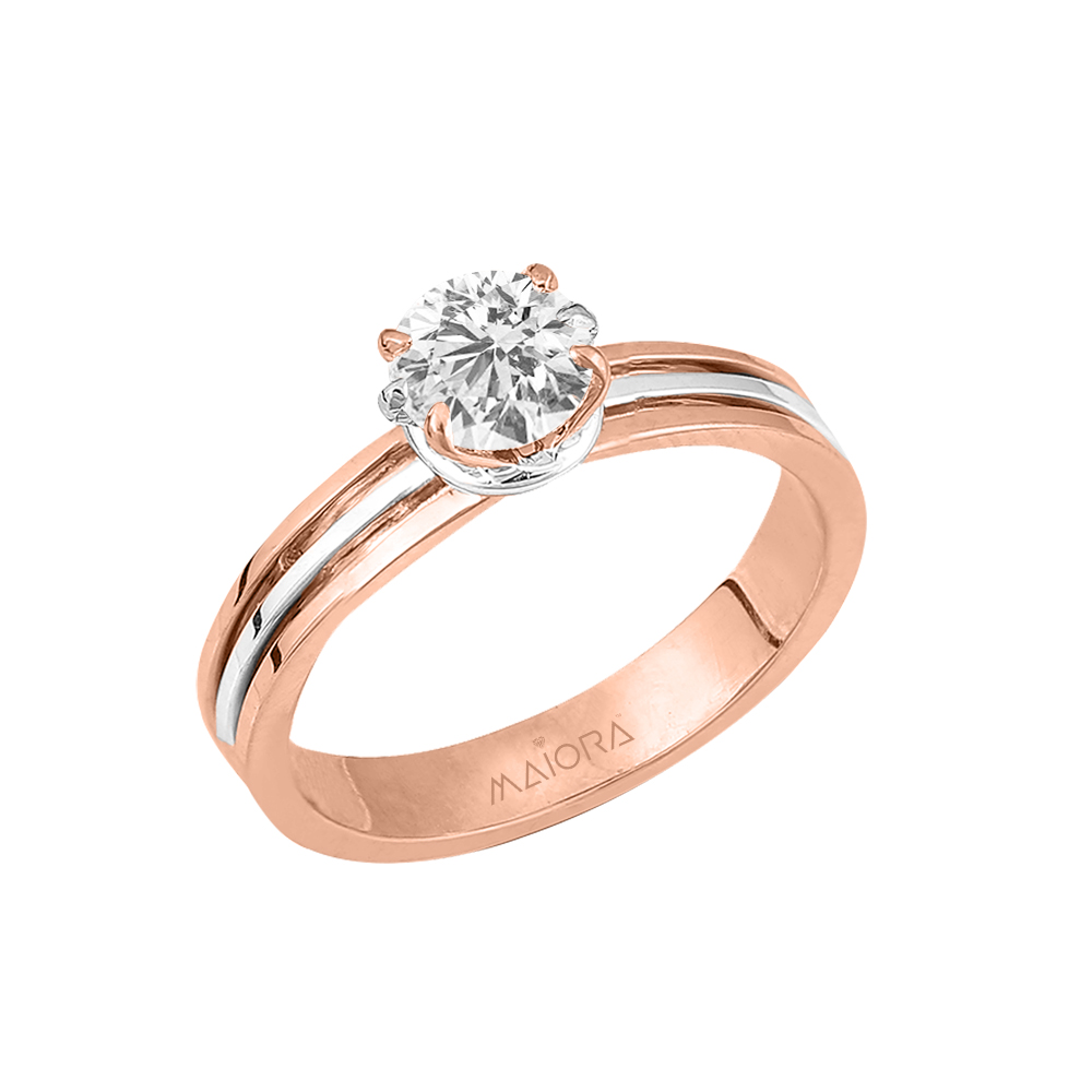 14K Gold Sparkling Diamond Ring JLR23