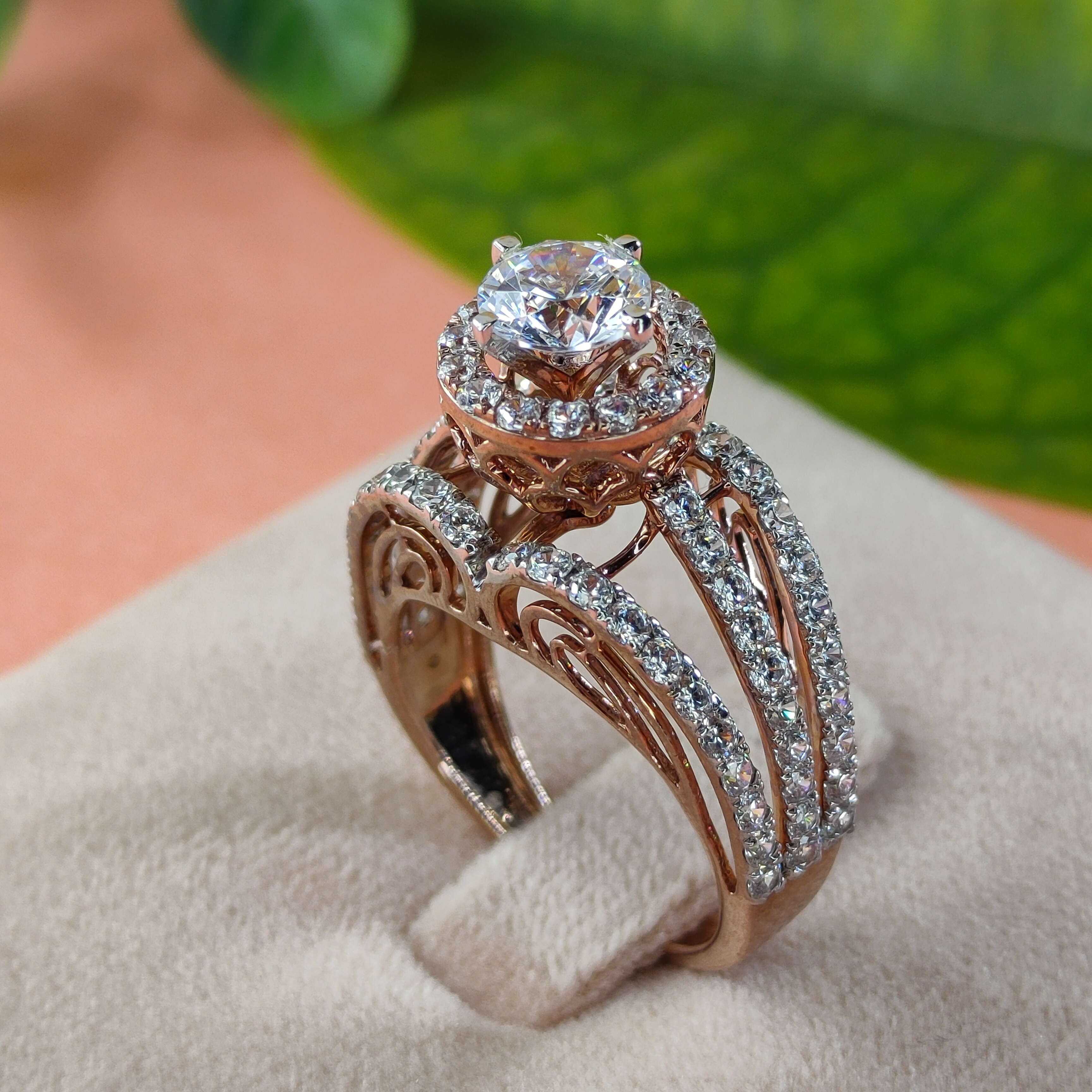 14K Gold Classy Diamond Ring JLR22