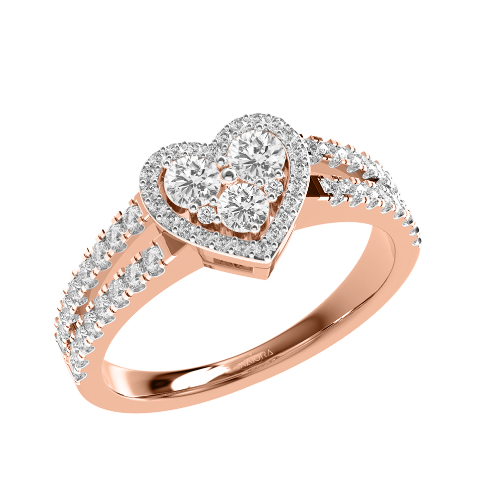 14K Gold Stylish Diamond Ring JLR21