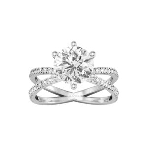 14K Gold Dazzling Diamond Ring JLR16