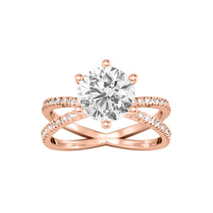 14K Gold Dazzling Diamond Ring JLR16