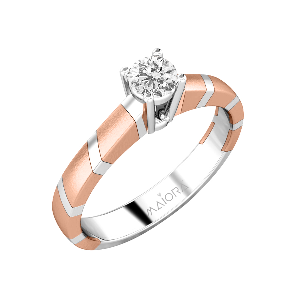 14K Gold Floral Diamond Ring JLR14