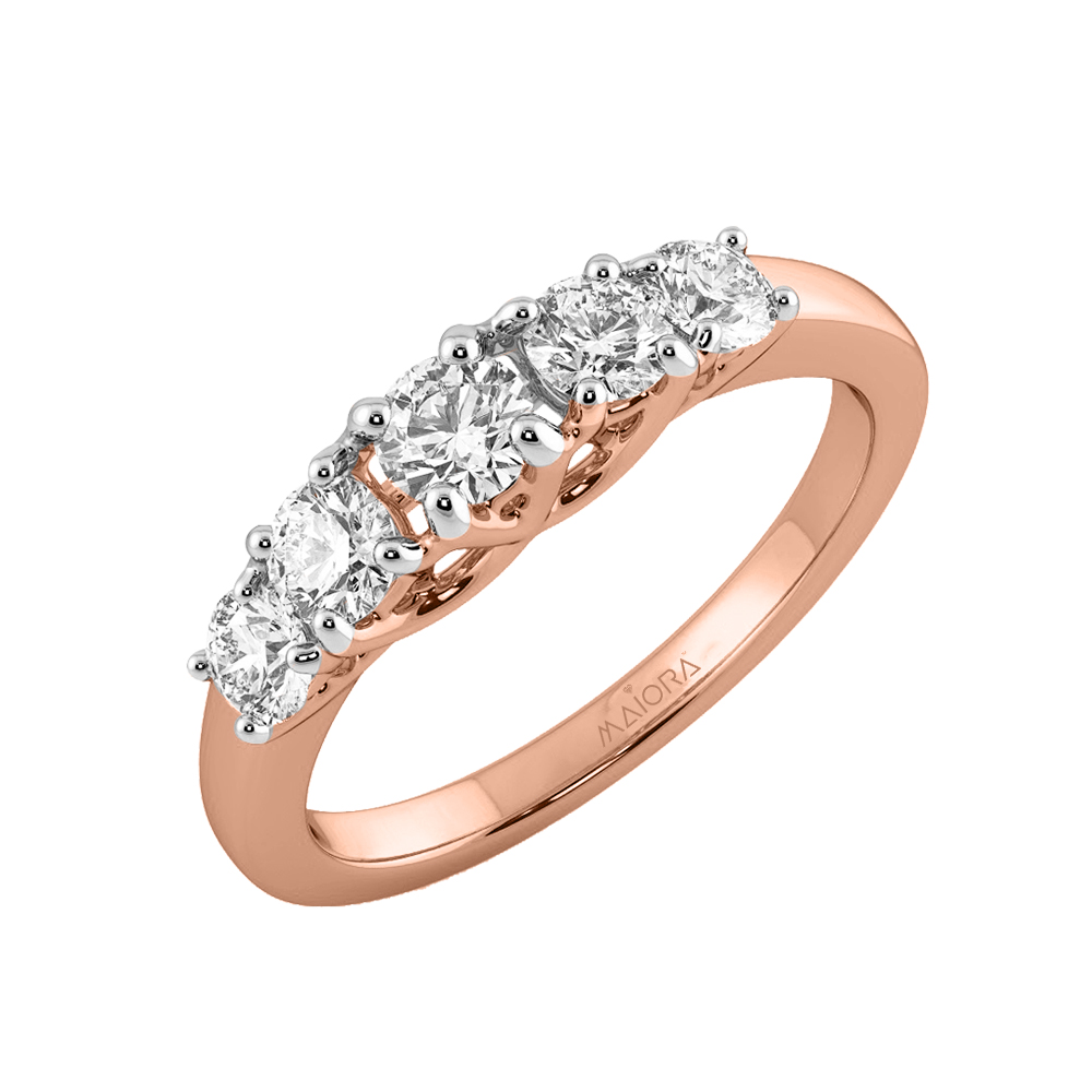 14K Gold Elegant Diamond Ring JLR12 - Image 5