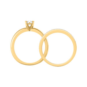 14K Gold Unique Diamond Ring JLR09