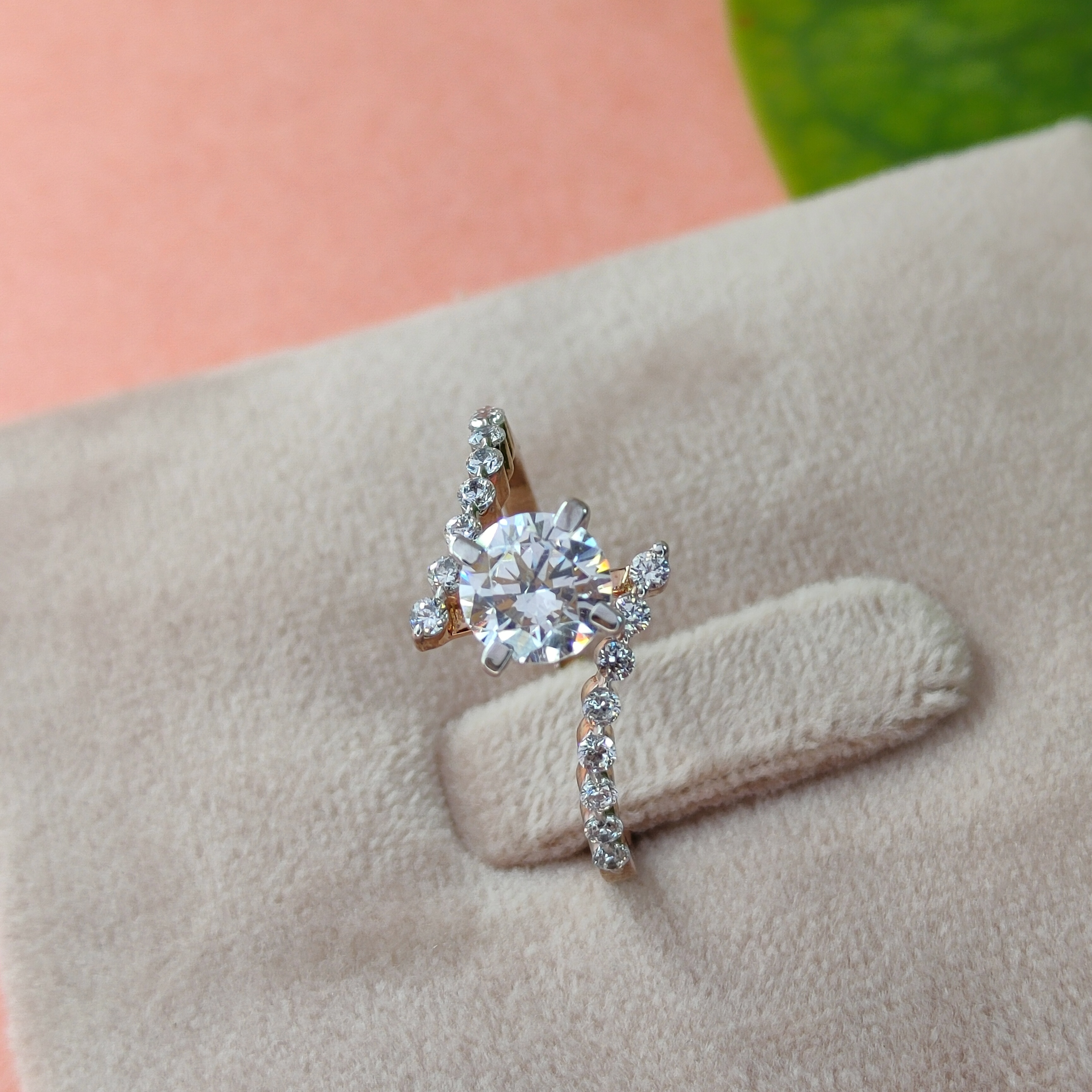 14K Gold Work Wear Diamond Ring JLR08