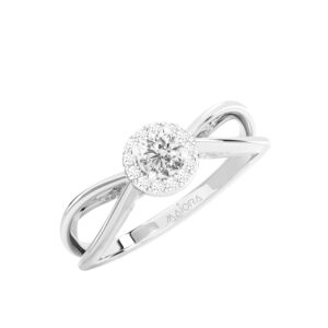 14K Gold Dazzling Diamond Ring JLR07
