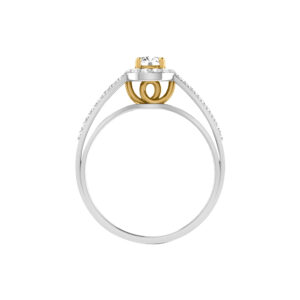 14K Gold Modern Diamond Ring JLR04
