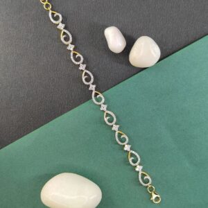 14K Gold Trending Diamond Bracelet JBRC10