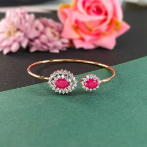 14k gold unique diamond bracelet jbrc09