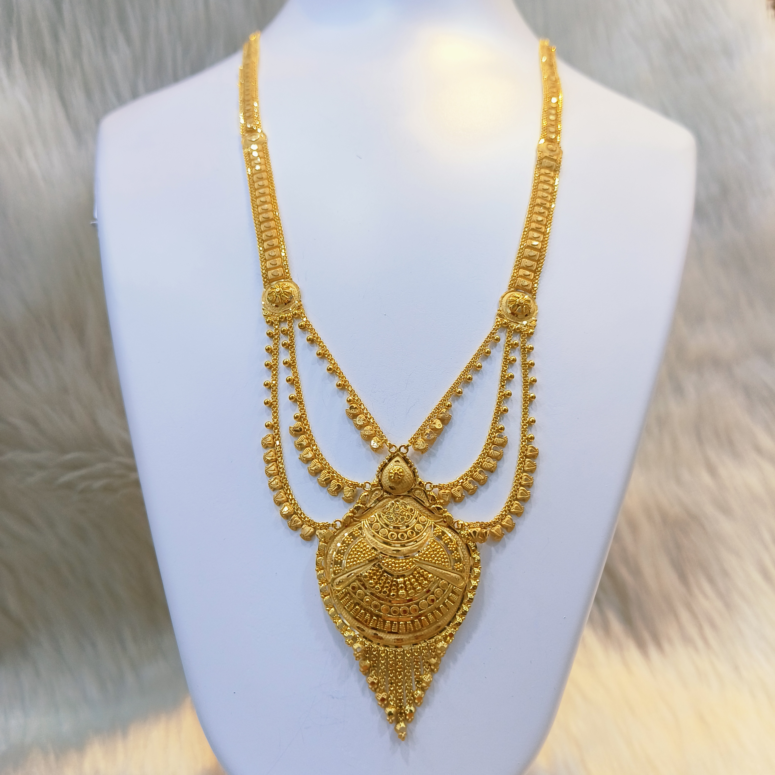 916 Gold Traditional Design Rani Haar