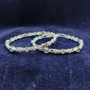 Silver Dazzling Bangles