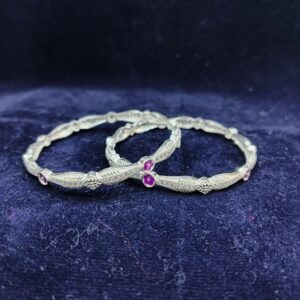 Silver Fancy Bangle